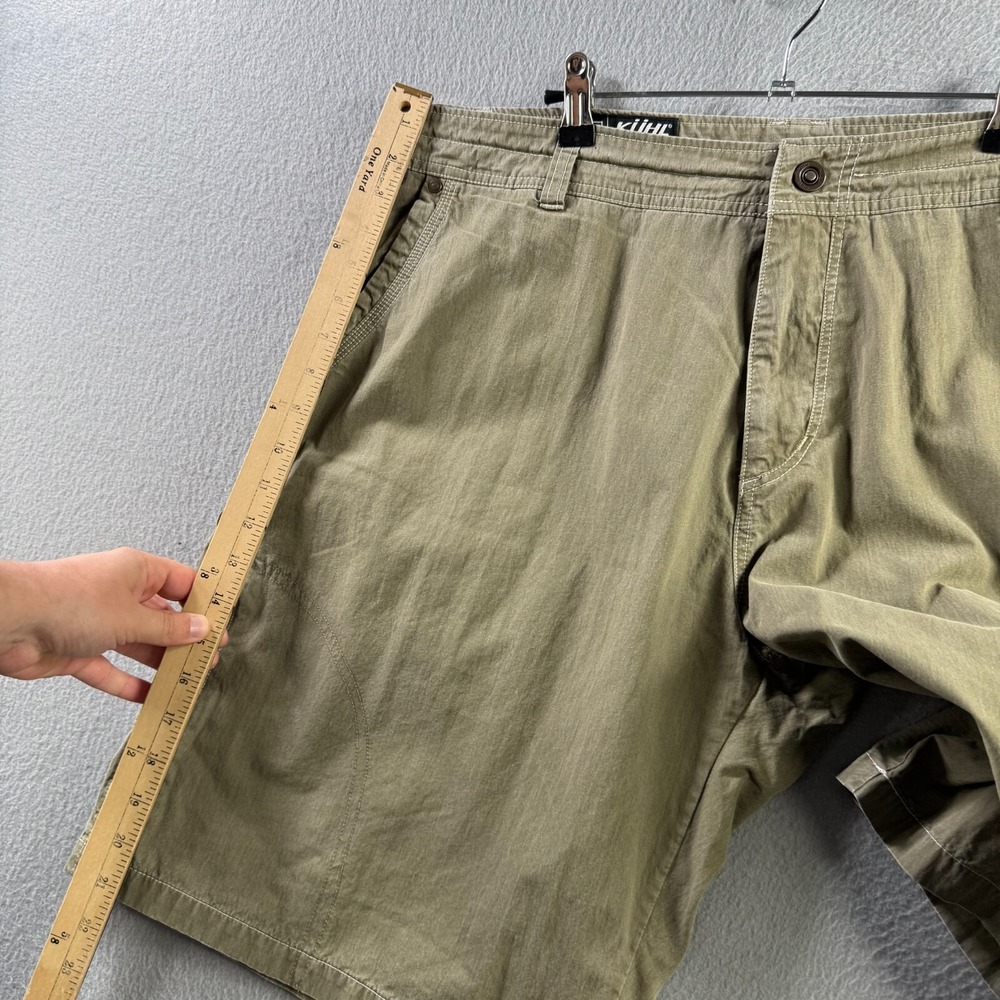 Kuhl Shorts Mens 40 Beige Cargo Cotton Nylon Blend Outdoor Work Hiking Camping - Picture 10 of 16